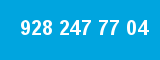 928 247 77 04 928 247 77 04